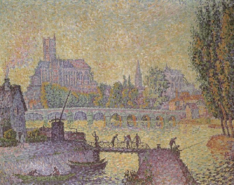 Paul Signac Bridge oil painting image